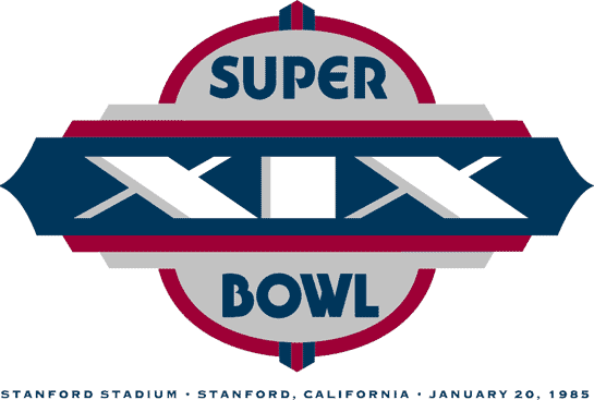 Super Bowl XIX Logo vinyl decal